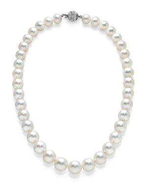 White South Sea Pearl Necklace, 9.0-11.0mm - AAA/AAAA Quality