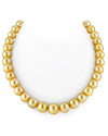 10-12mm Golden South Sea Pearl Necklace - Gem Quality