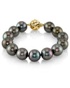 11-12mm Tahitian South Sea Pearl Bracelet - AAAA Quality - Model Image