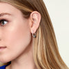 Tahitian South Sea Pearl & Diamond Eliza Earrings - Model Image