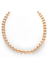 7.0-7.5mm Peach Freshwater Pearl Necklace - Gem Quality