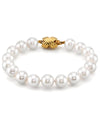 8.5-9.5mm White Freshwater Pearl Bracelet - AAA Quality - Third Image