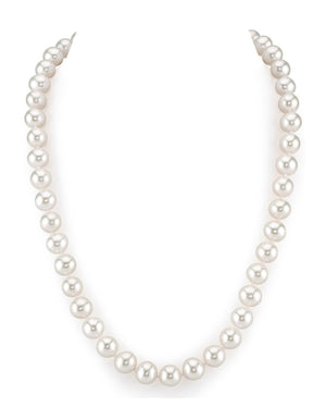 8.5-9.5mm White Freshwater Pearl Necklace - AAA Quality