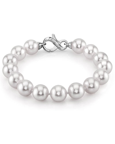 10-11mm White South Sea Pearl Bracelet