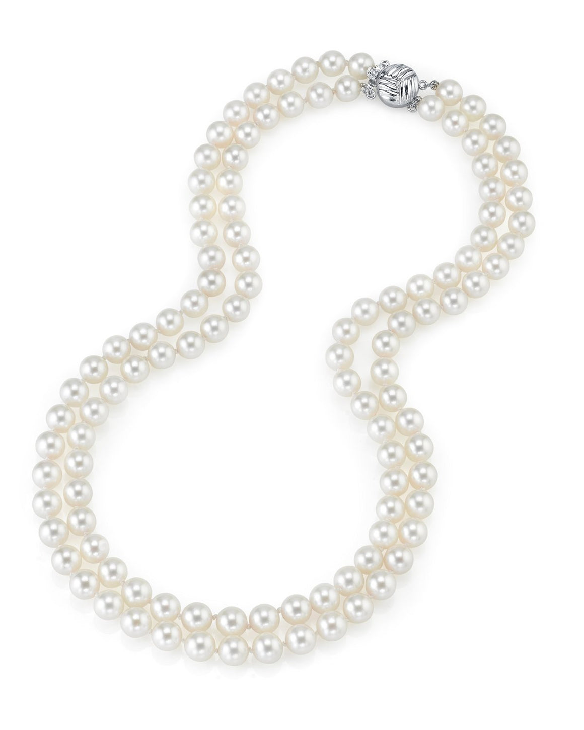 Double Strand Pearl Necklaces