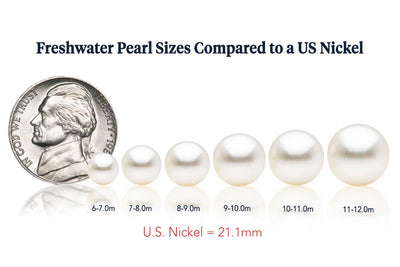 8.0-8.5mm Peach Freshwater Pearl Necklace - AAAA Quality