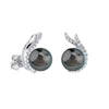 Tahitian South Sea Pearls & Diamond Rebecca Earrings
