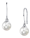White South Sea Pearl Linda Dangling Earrings