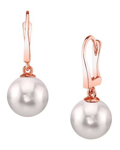 Japanese Akoya Pearl Classic Elegance Earrings - Third Image