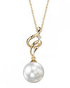 White South Sea Pearl & Diamond Aria Pendant - Secondary Image