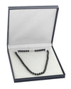 6.0-6.5mm Japanese Akoya Black Pearl Necklace- AA+ Quality - Secondary Image