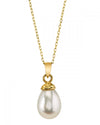 Drop-Shape Freshwater Pearl Hope Pendant - Secondary Image