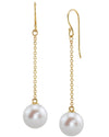 Freshwater Pearl Sandra Earrings - Model Image