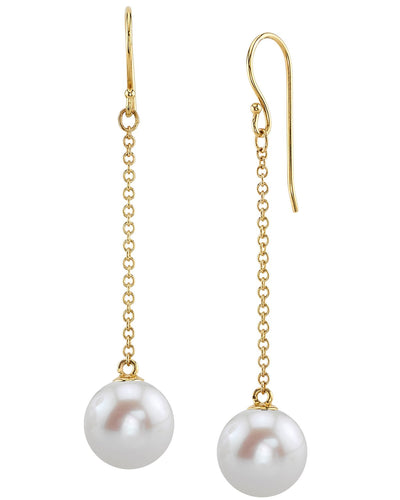 Freshwater Pearl Sandra Earrings - Model Image