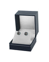 Tahitian South Sea Silver Round AAAA Pearl Stud Earrings - Third Image