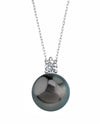 Tahitian South Sea Pearl & Diamond Ellie Pendant