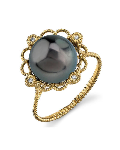 Tahitian South Sea Pearl Lea Ring - Secondary Image