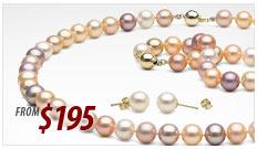 Multi-Color Pearl Jewelry Sets