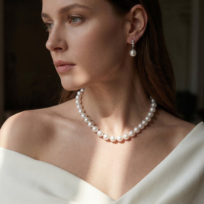 10-11mm White South Sea Pearl Necklace - AAAA Quality