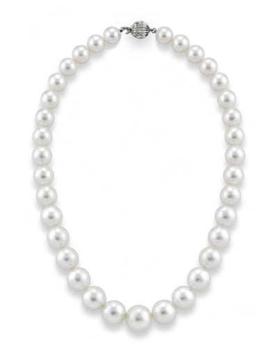 10-11mm White South Sea Pearl Necklace - AAAA Quality