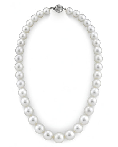 10-13mm White South Sea Pearl Necklace - AAAA Quality