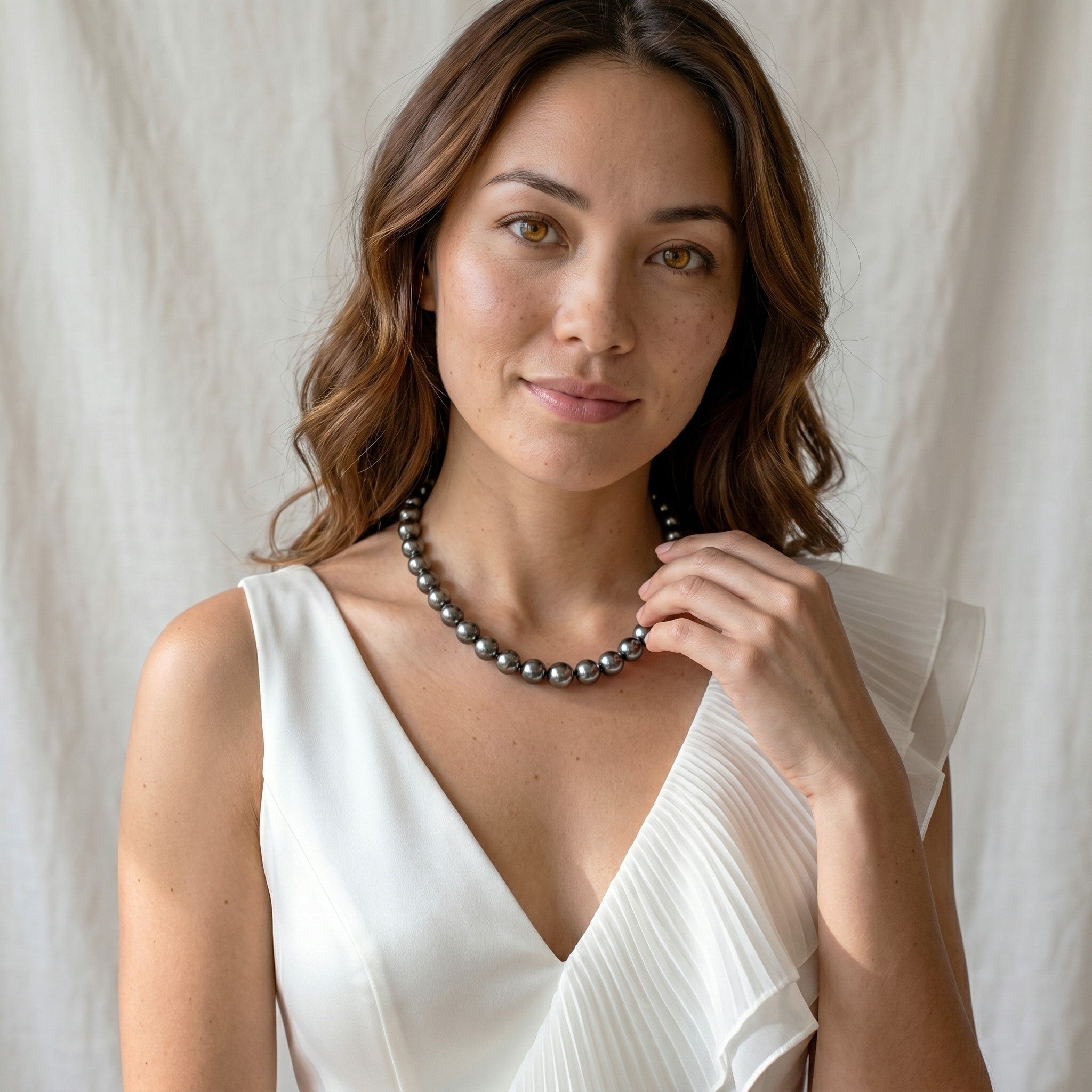 11-13mm Tahitian South Sea Pearl Necklace - AAA Quality - Pearls