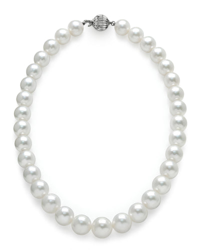 11-14mm White South Sea Pearl Necklace - AAA Quality