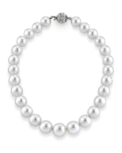 12-15mm White South Sea Pearl Necklace -  AAAA Quality