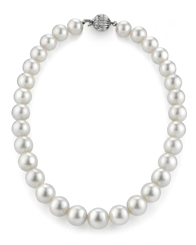 13-14mm White South Sea Pearl Necklace - AAAA Quality