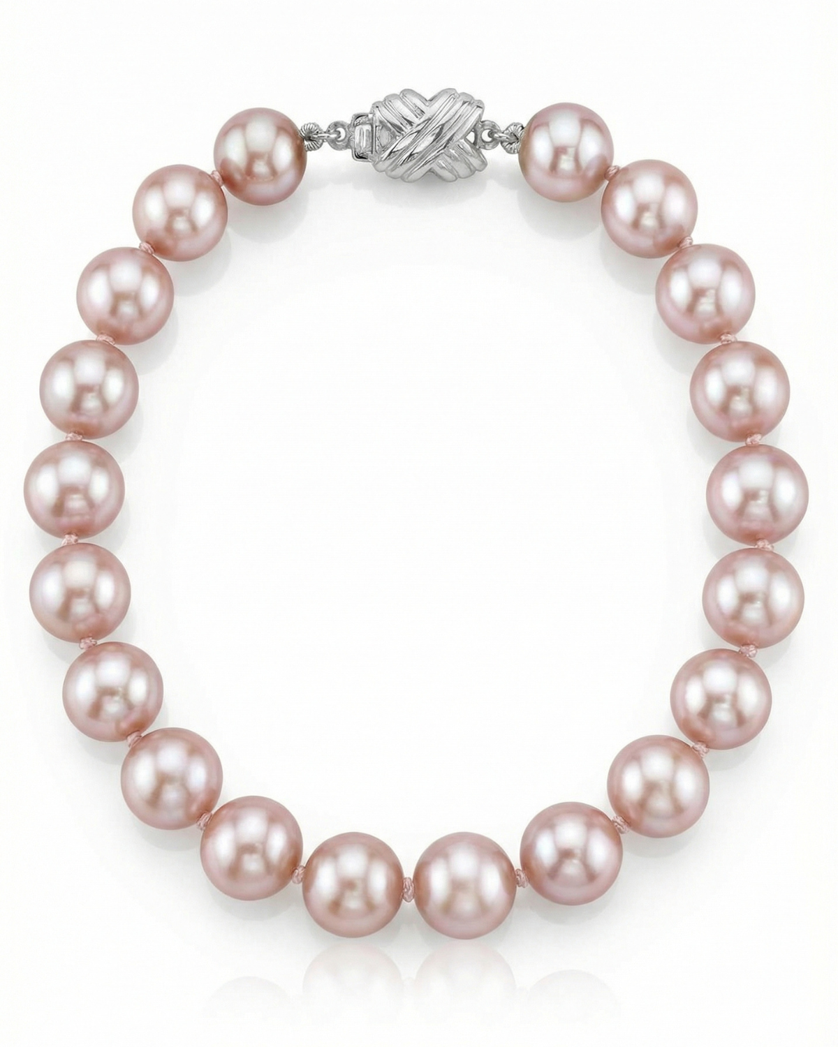 8.0-8.5mm Pink Freshwater Pearl Bracelet - AAAA Quality