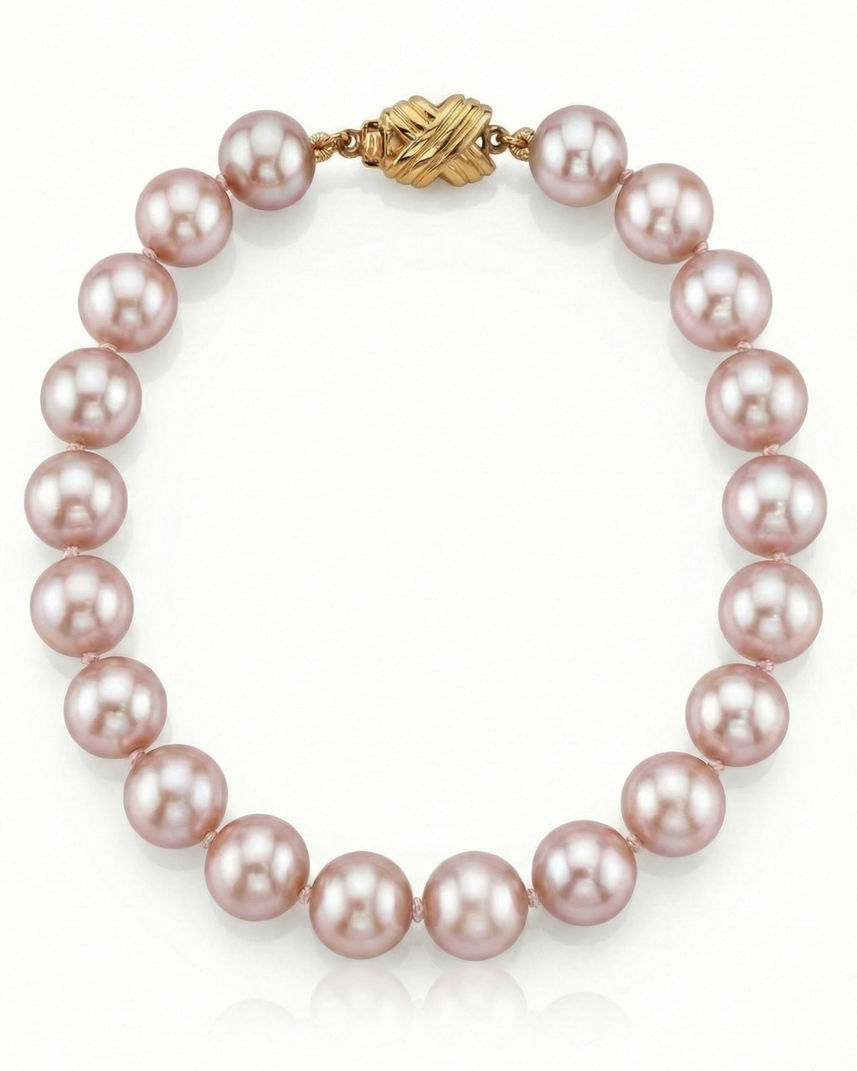 8.0-8.5mm Pink Freshwater Pearl Bracelet - AAAA Quality