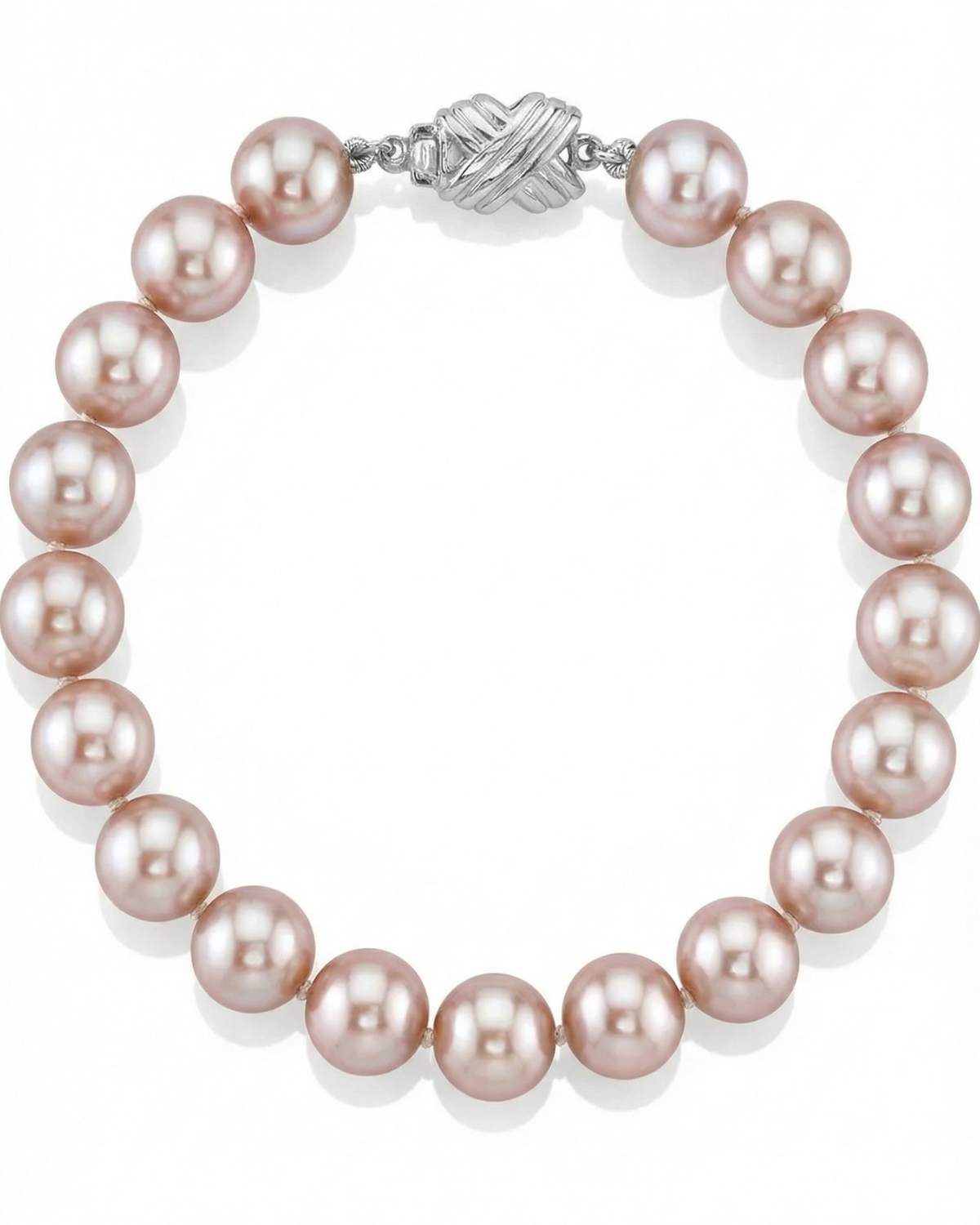 8.0-8.5mm Pink Freshwater Pearl Bracelet - AAA Quality