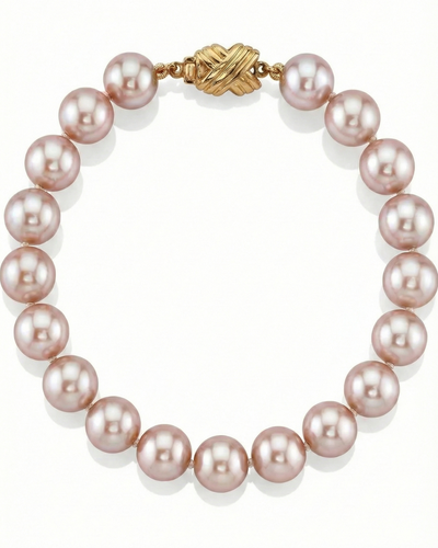 8.0-8.5mm Pink Freshwater Pearl Bracelet - AAA Quality