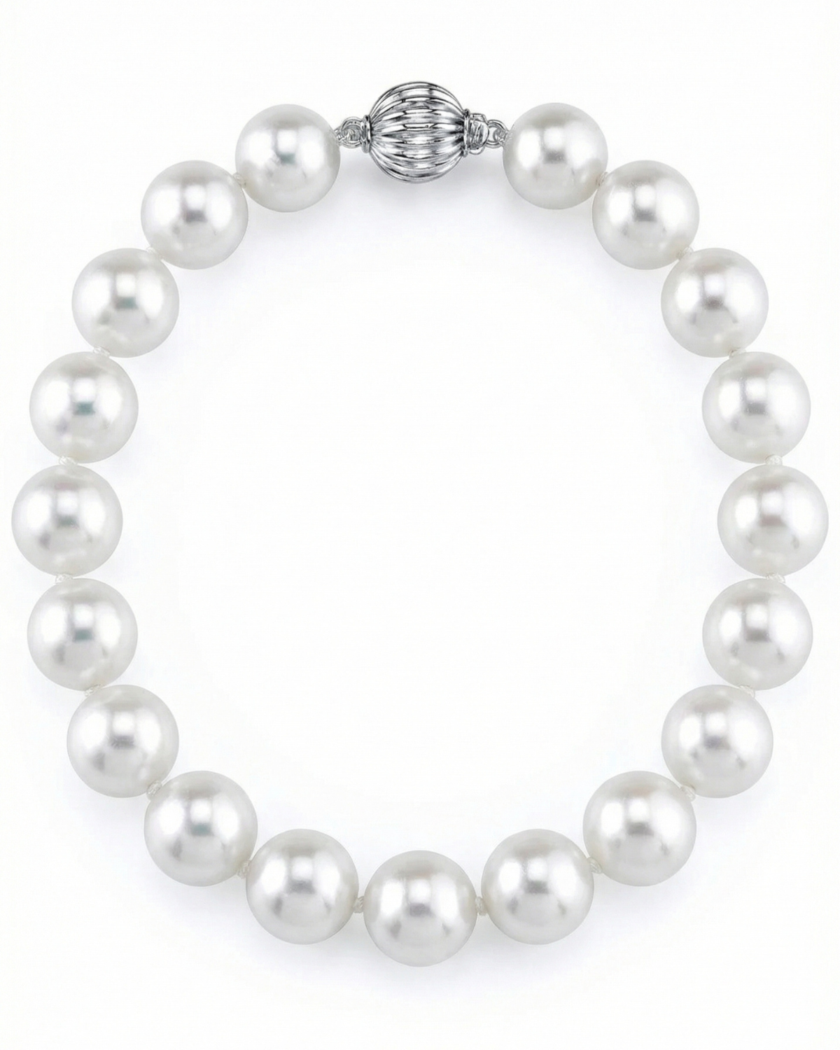 8.0-8.5mm White Freshwater Pearl Bracelet - AAA Quality