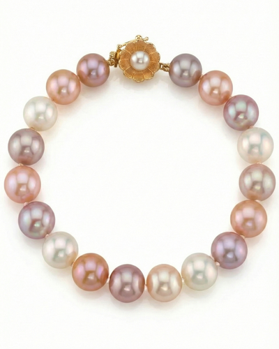 8.5-9.5mm Multicolor Freshwater Pearl Bracelet - AAAA Quality