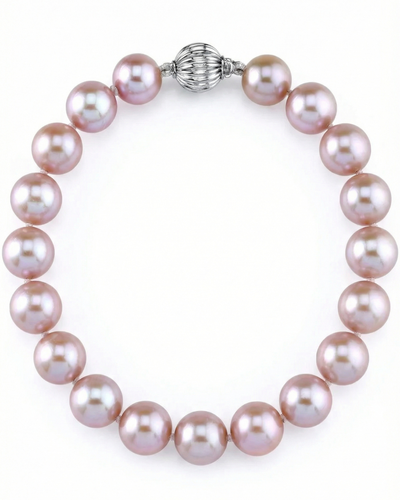 8.5-9.5mm Pink Freshwater Pearl Bracelet - AAAA Quality