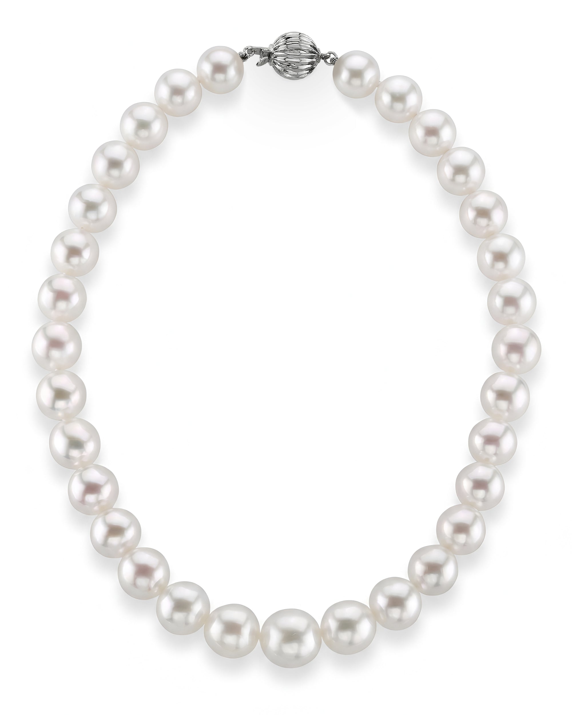 9-12mm White South Sea Pearl Necklace-AAAA Quality