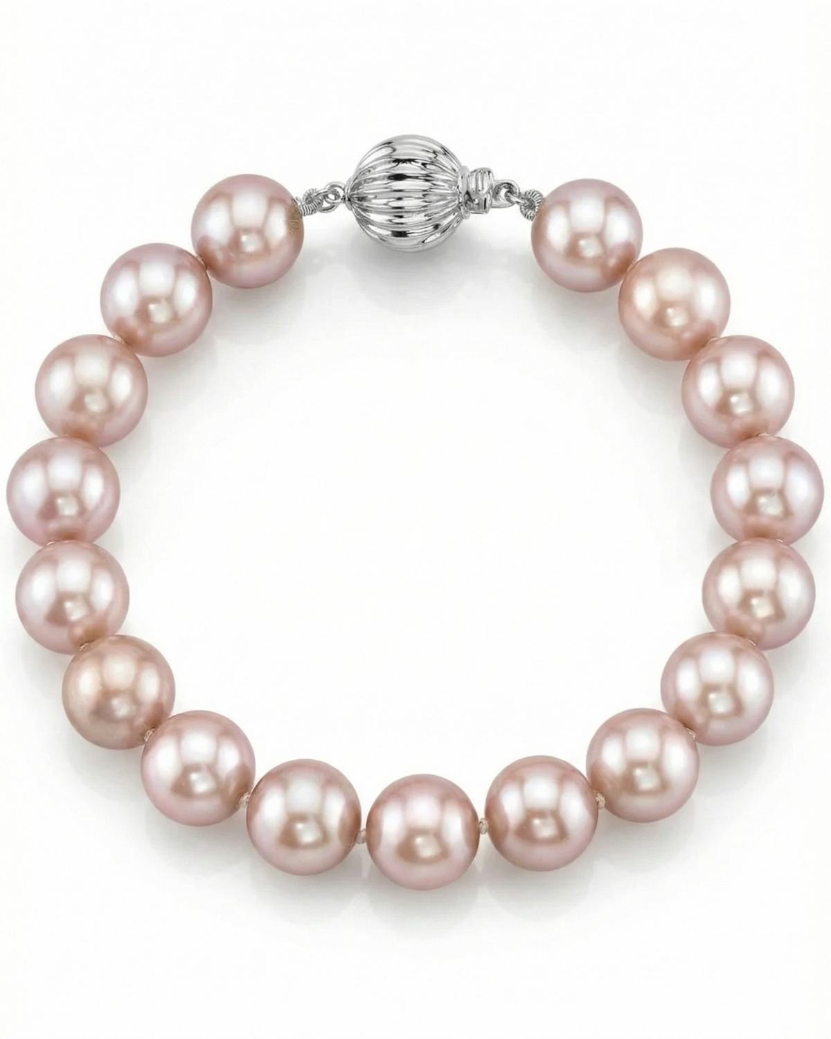9.5-10.5mm Pink Freshwater Pearl Bracelet