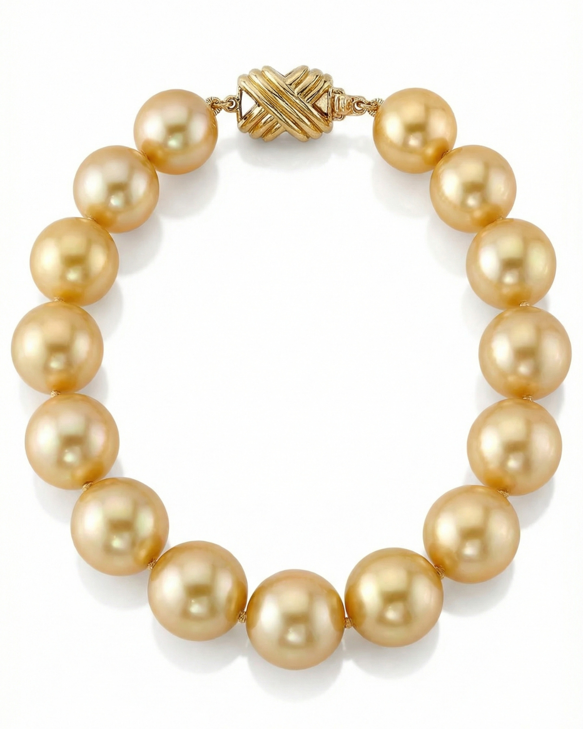 Golden South Sea Pearl Bracelet, 10.0-11.0mm