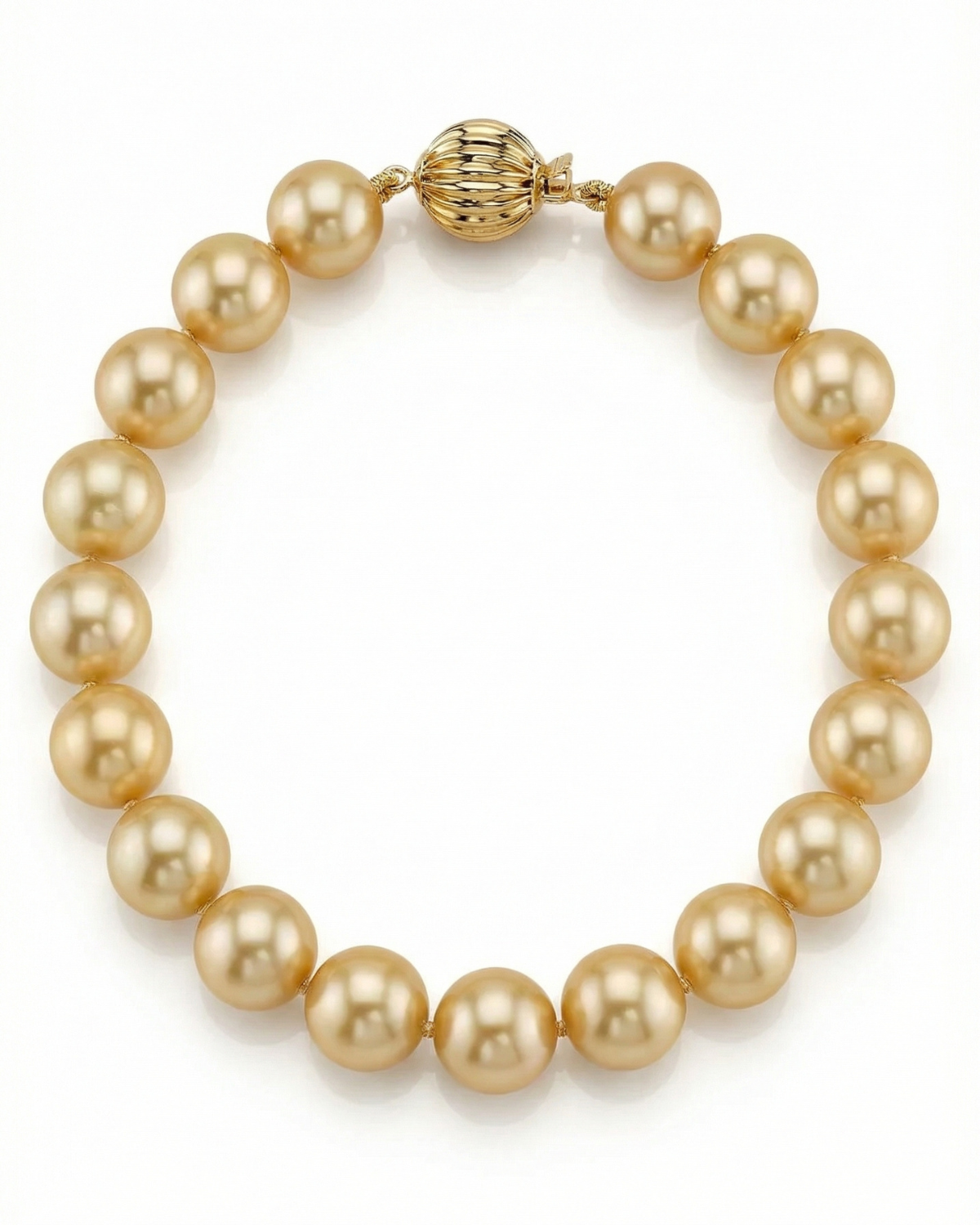 Golden South Sea Pearl Bracelet, 8.0-9.0mm