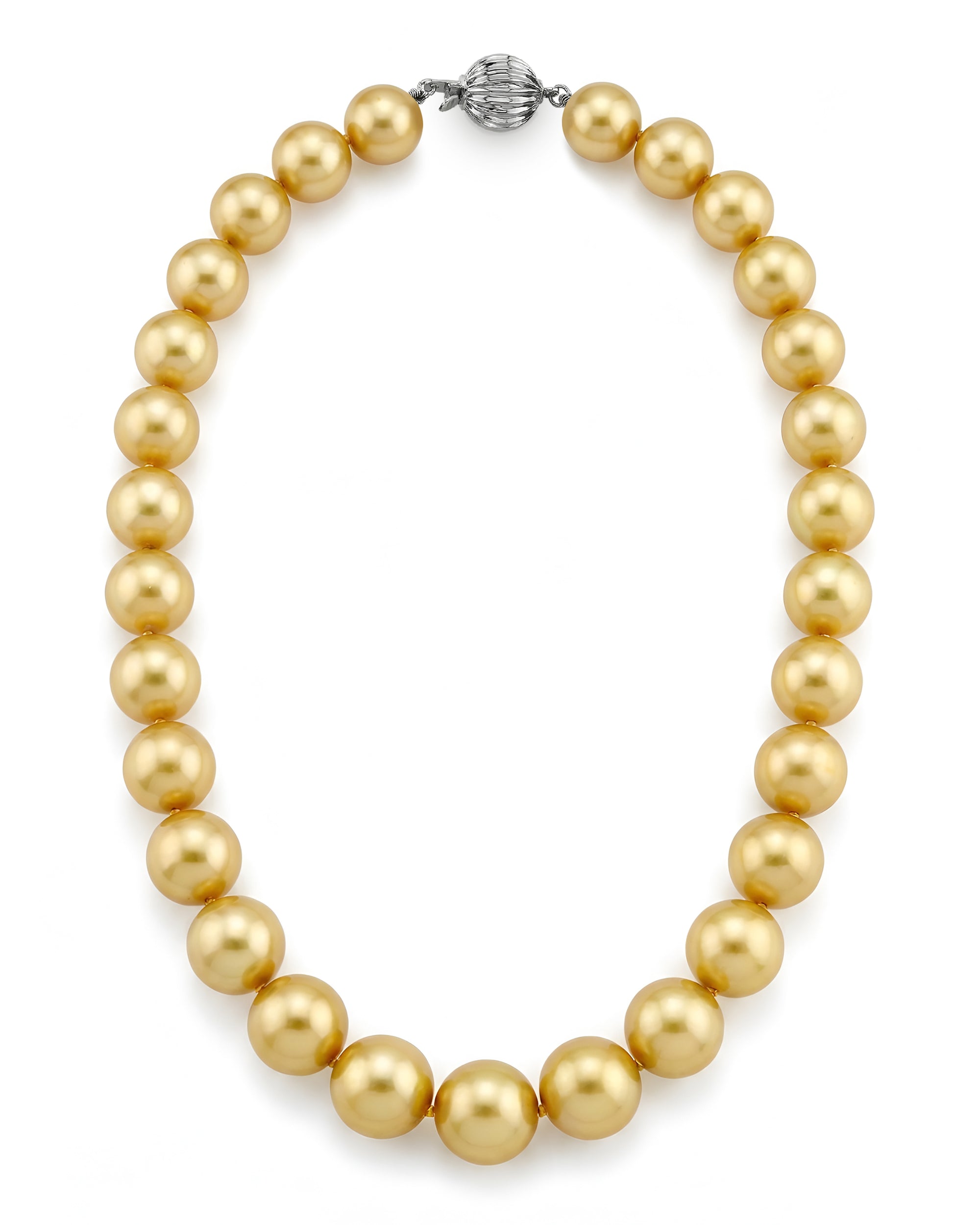 Golden South Sea Pearl Necklace, 12.0-14.0mm - AAA Quality