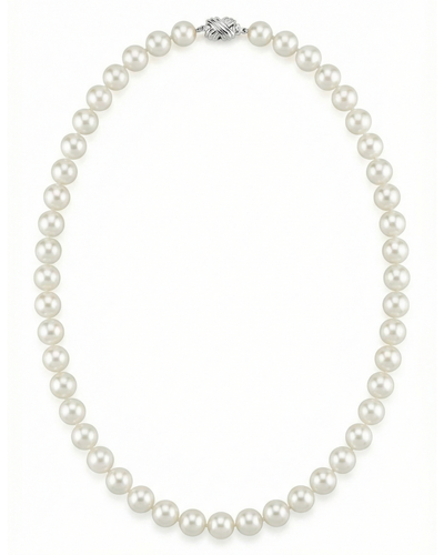 White Japanese Akoya Pearl Necklace, 8.0-8.5mm - AA+ Quality