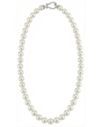 White Japanese Akoya Pearl Necklace, 8.5-9.0mm - AA+ Quality