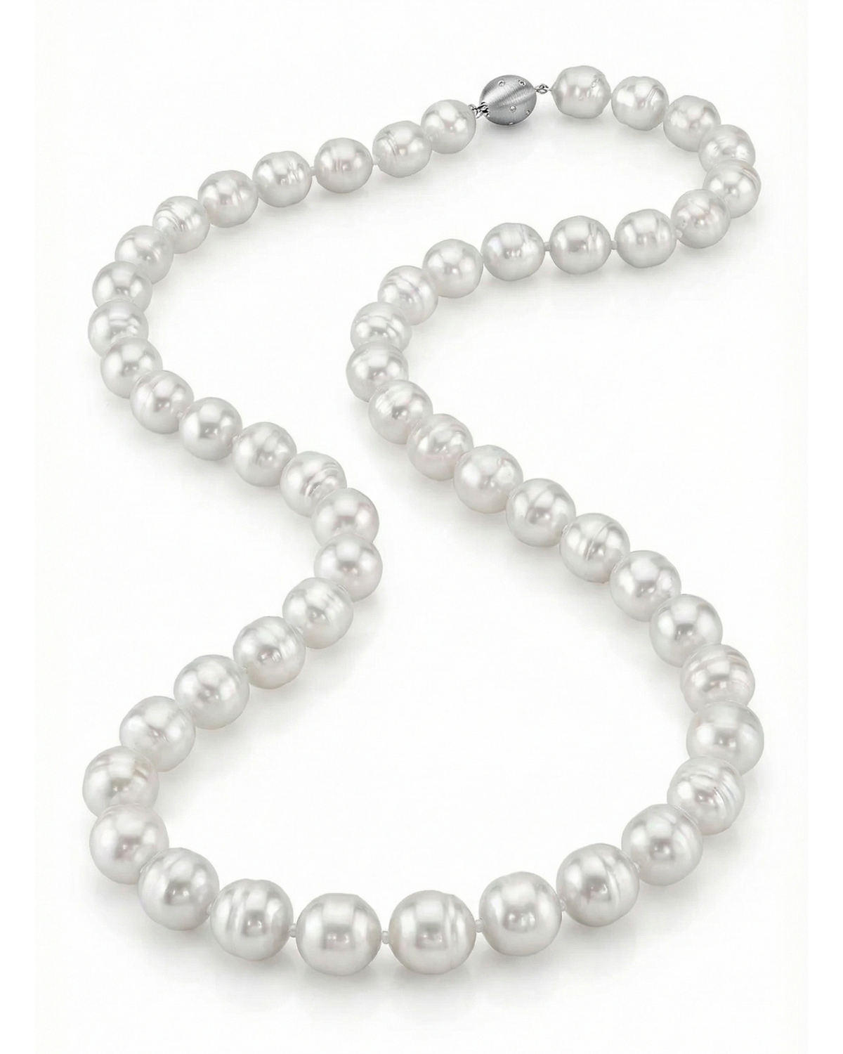 White South Sea Baroque Pearl Necklace, 12.0-14.0mm