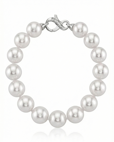 White South Sea Pearl Bracelet, 10.0-11.0mm - AAA/AAAA Quality