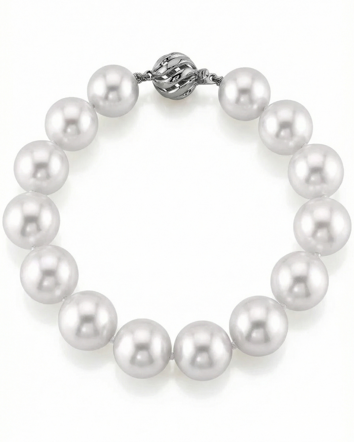 White South Sea Pearl Bracelet, 11.0-12.0mm - AAA/AAAA Quality