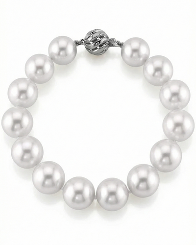 White South Sea Pearl Bracelet, 11.0-12.0mm - AAA/AAAA Quality