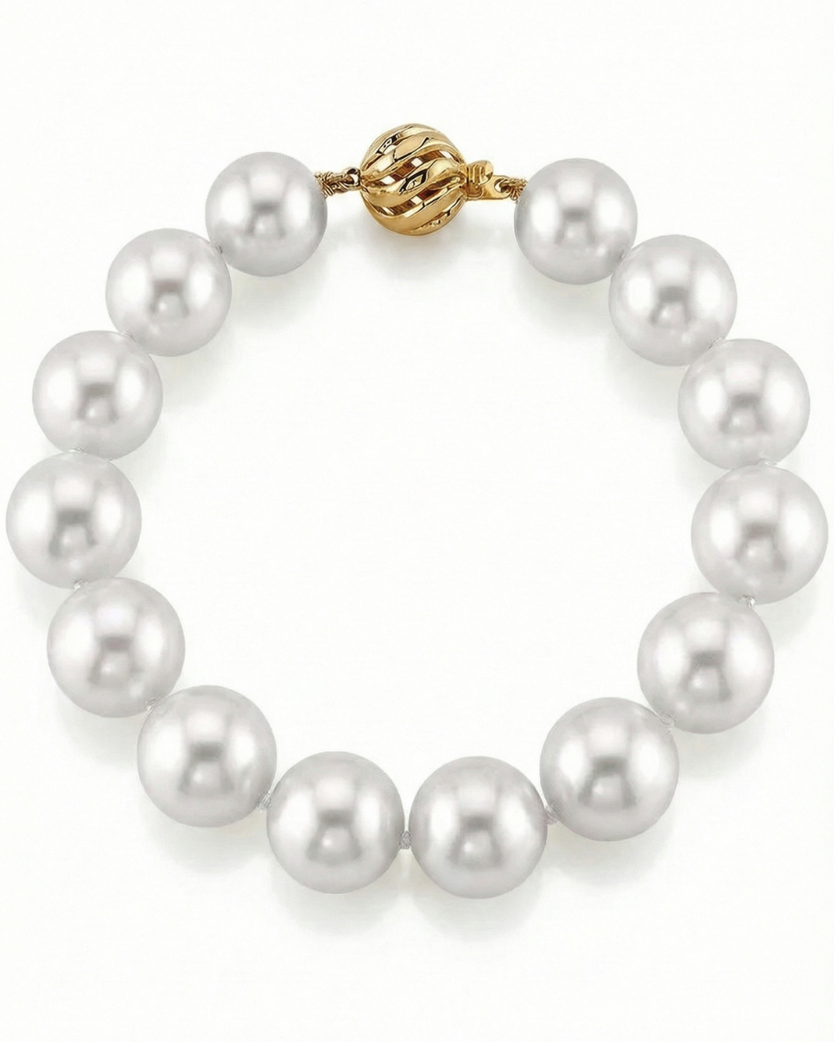 White South Sea Pearl Bracelet, 11.0-12.0mm - AAA/AAAA Quality