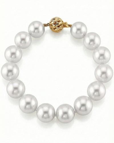 White South Sea Pearl Bracelet, 11.0-12.0mm - AAA/AAAA Quality
