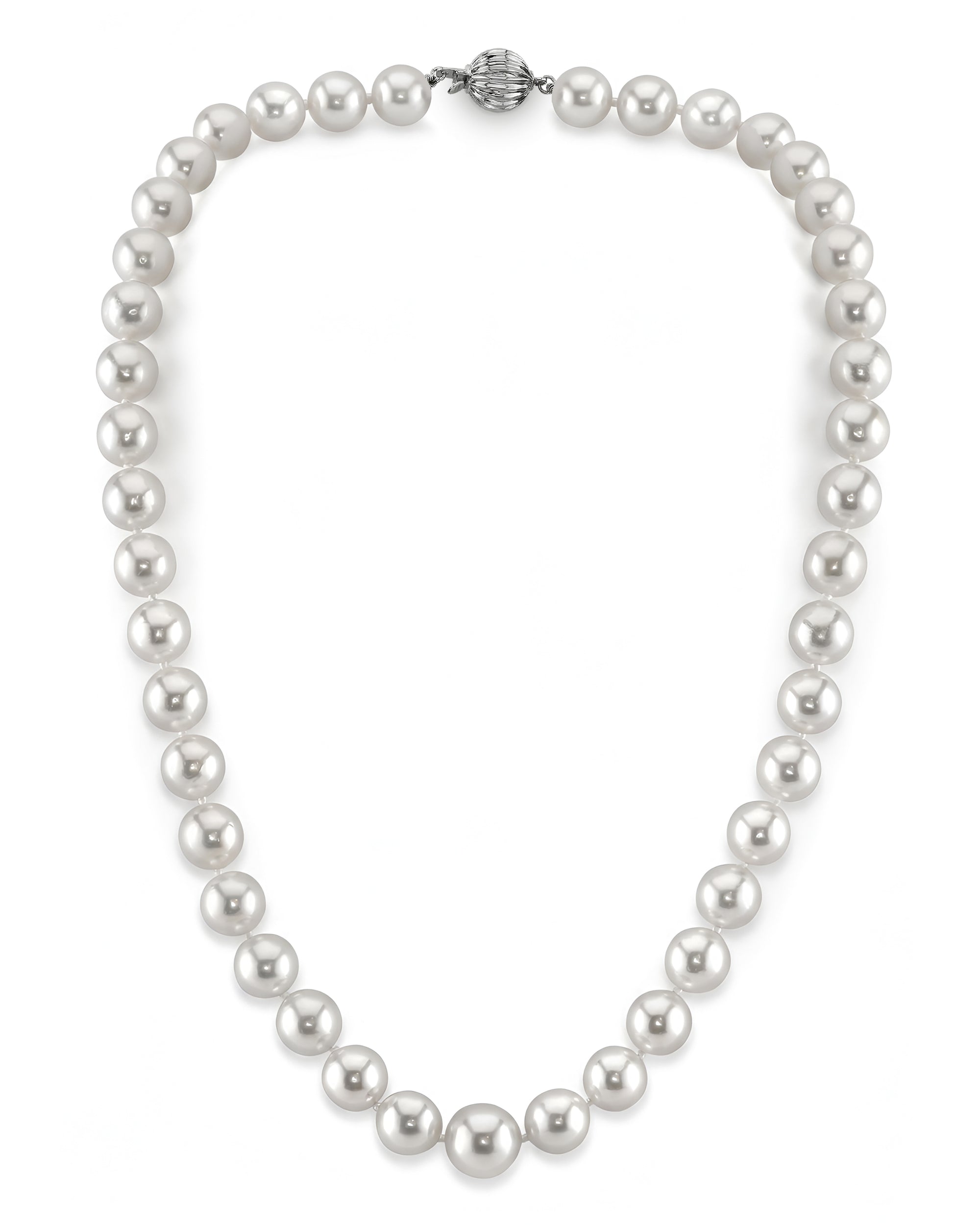 White South Sea Pearl Necklace, 8.0-10.0mm - AAA Quality